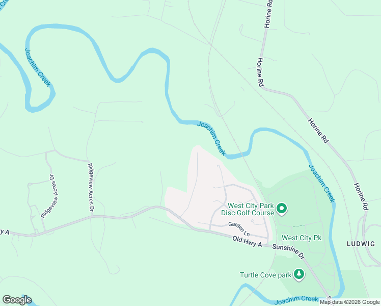 map of restaurants, bars, coffee shops, grocery stores, and more near 131 Blue Ridge Trce in Festus