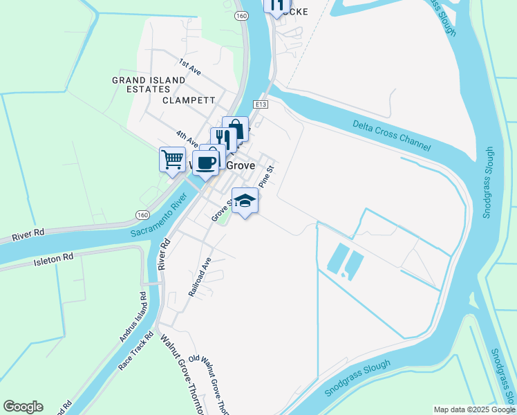 map of restaurants, bars, coffee shops, grocery stores, and more near 1332 Corodon Street in Courtland