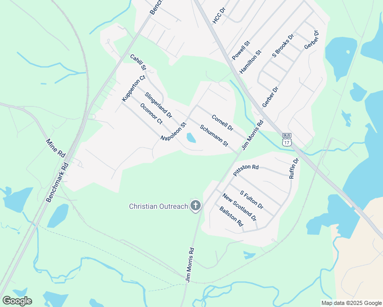 map of restaurants, bars, coffee shops, grocery stores, and more near 2710 Francis Court in Fredericksburg