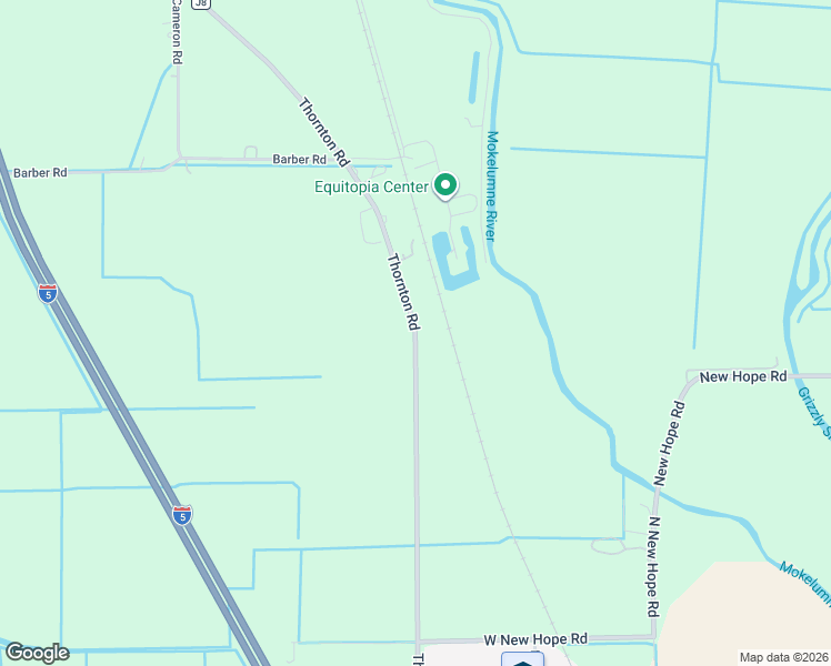 map of restaurants, bars, coffee shops, grocery stores, and more near 28018 Thornton Road in Galt