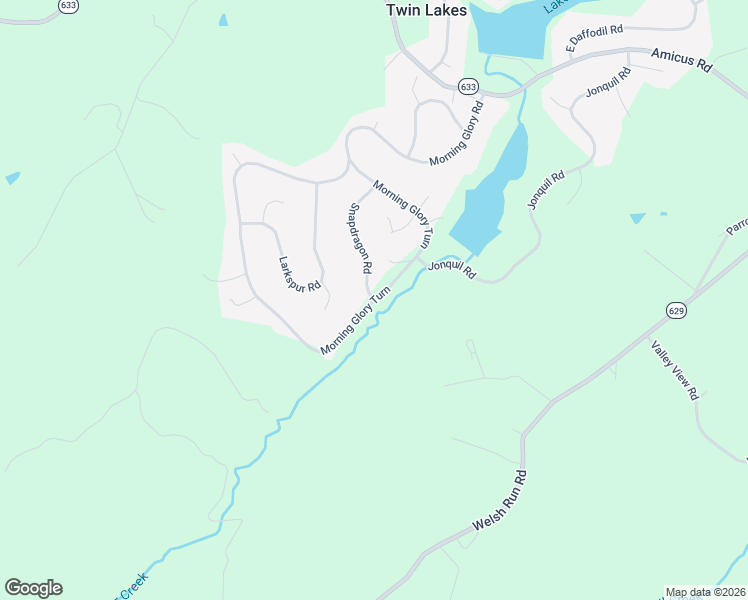 map of restaurants, bars, coffee shops, grocery stores, and more near 399 Snapdragon Road in Ruckersville