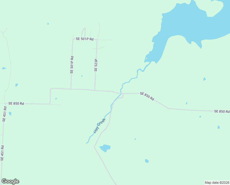 map of restaurants, bars, coffee shops, grocery stores, and more near Southeast 850 Road in Henry County