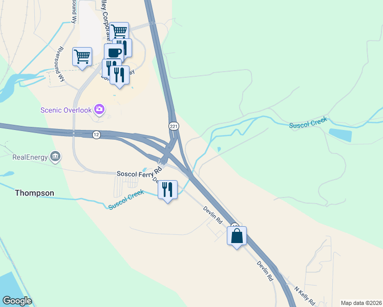 map of restaurants, bars, coffee shops, grocery stores, and more near 300 Soscol Creek Road in Napa