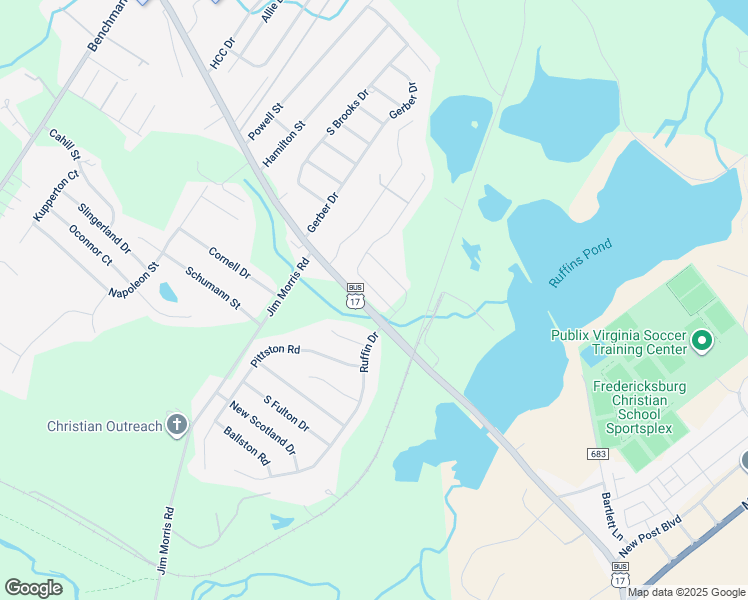 map of restaurants, bars, coffee shops, grocery stores, and more near 2314 Drake Lane in Fredericksburg