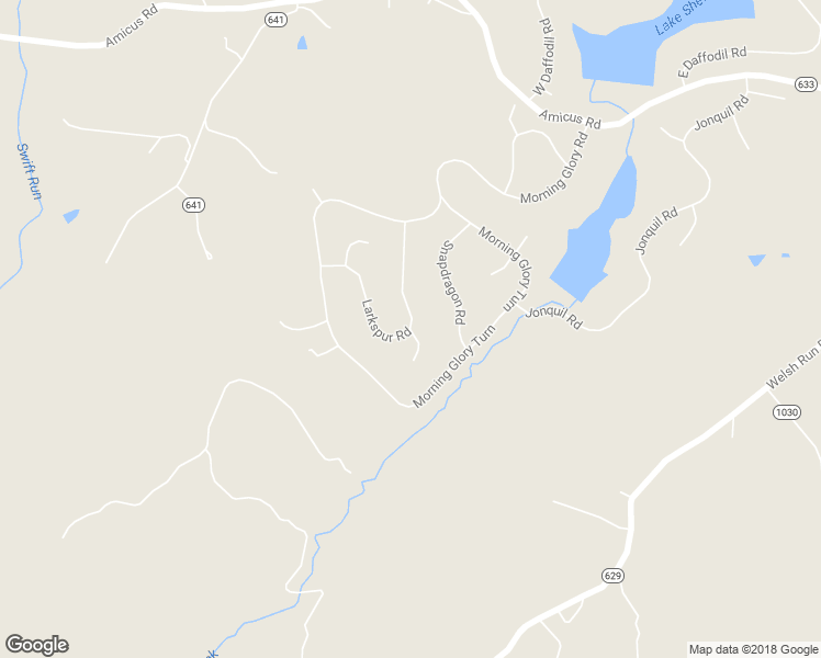 map of restaurants, bars, coffee shops, grocery stores, and more near 249 Larkspur Road in Ruckersville