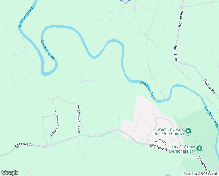 map of restaurants, bars, coffee shops, grocery stores, and more near 10206 Huntington Ridge in Festus