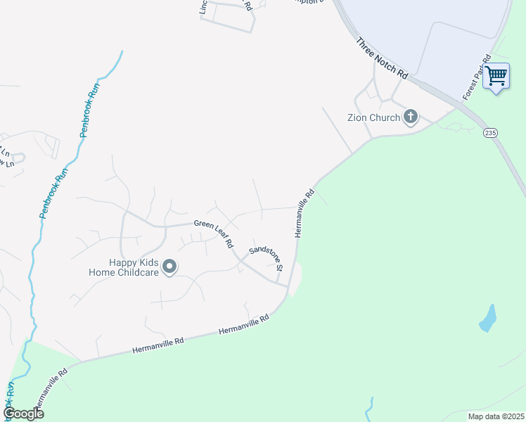 map of restaurants, bars, coffee shops, grocery stores, and more near 47401 Sewell Road in Lexington Park