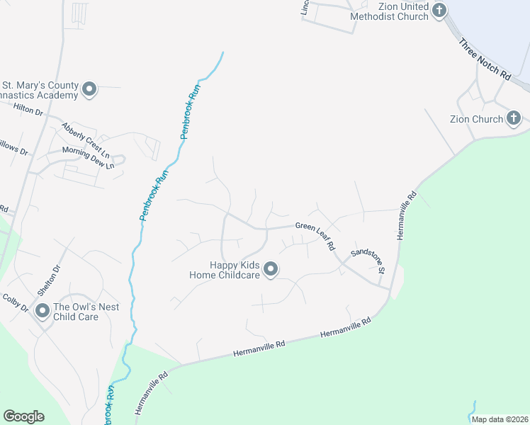 map of restaurants, bars, coffee shops, grocery stores, and more near 20943 Brooke Ann Court in Lexington Park