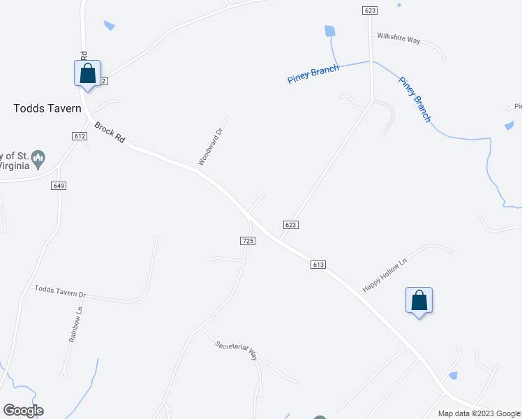 map of restaurants, bars, coffee shops, grocery stores, and more near 9325 Brock Road in Spotsylvania Courthouse