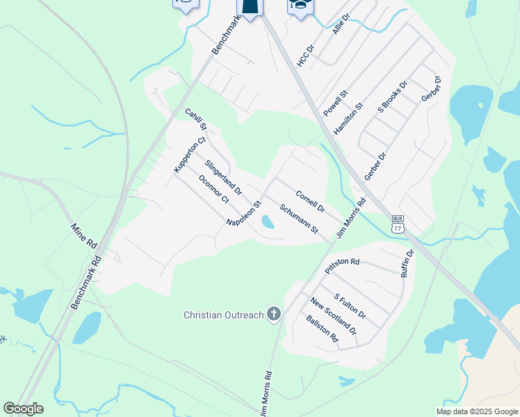 map of restaurants, bars, coffee shops, grocery stores, and more near 10407 Napoleon Street in Fredericksburg