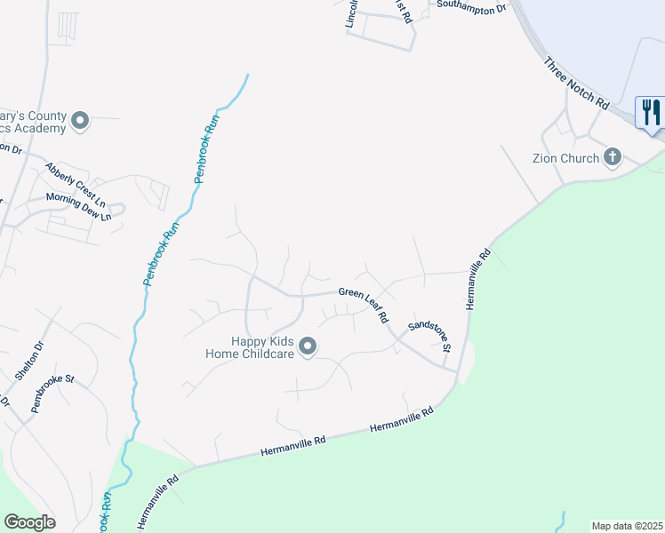 map of restaurants, bars, coffee shops, grocery stores, and more near 47286 Shelby Leigh Court in Lexington Park