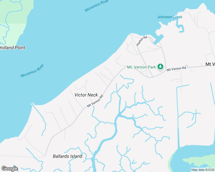 map of restaurants, bars, coffee shops, grocery stores, and more near 26374 Mount Vernon Road in Princess Anne