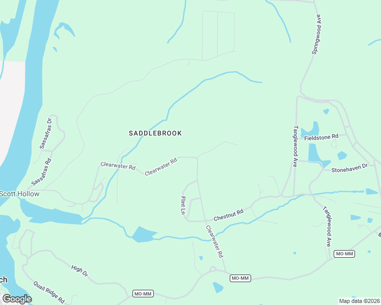 map of restaurants, bars, coffee shops, grocery stores, and more near 19973 Clearwater Road in Warsaw