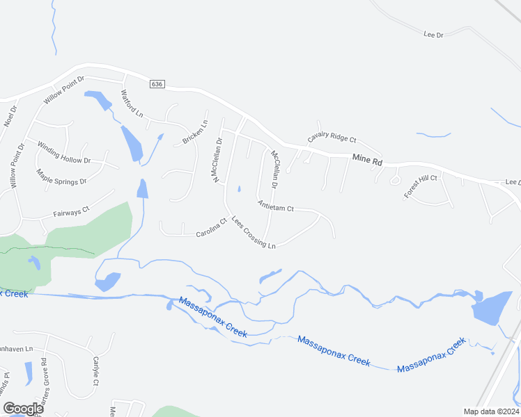 map of restaurants, bars, coffee shops, grocery stores, and more near 10302 Antietam Court in Fredericksburg