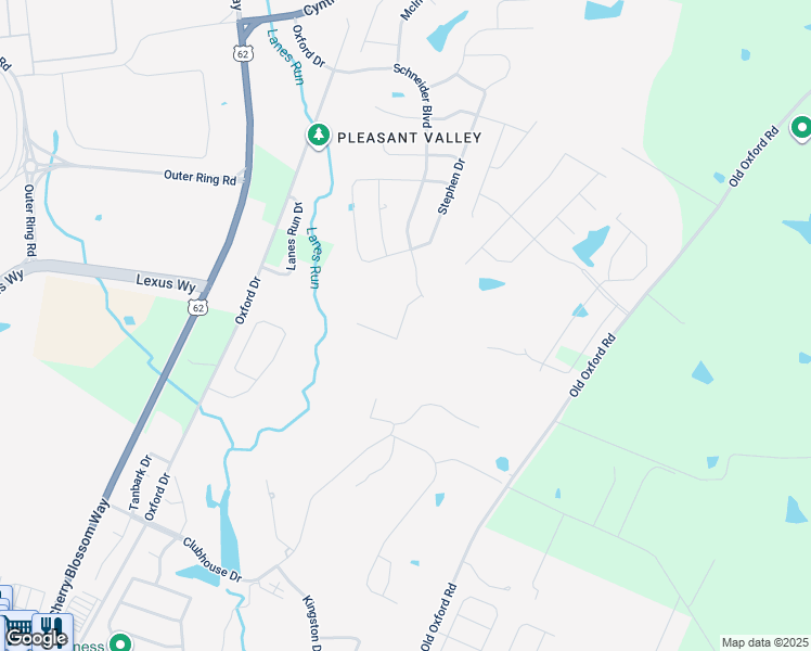 map of restaurants, bars, coffee shops, grocery stores, and more near 182 John Davis Drive in Georgetown