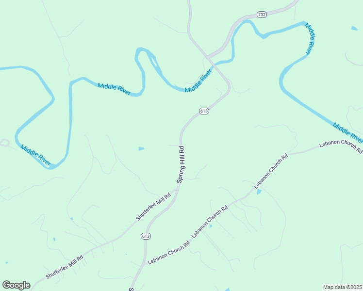 map of restaurants, bars, coffee shops, grocery stores, and more near 3703 Spring Hill Road in Staunton