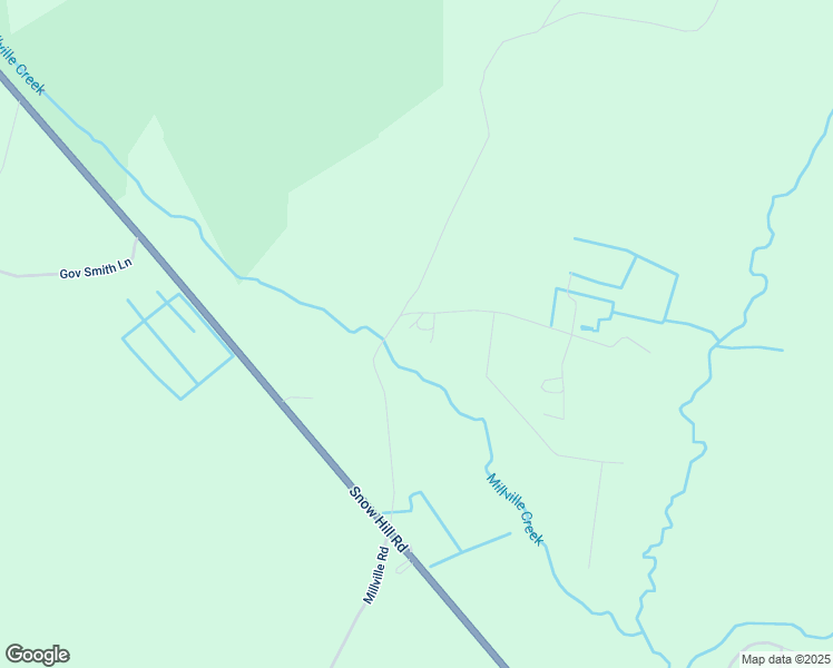 map of restaurants, bars, coffee shops, grocery stores, and more near 7110 Old Stagecoach Lane in Snow Hill