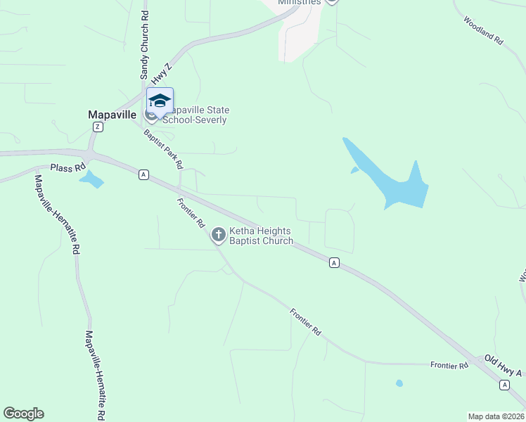 map of restaurants, bars, coffee shops, grocery stores, and more near 3532 Ketha Heights in Festus