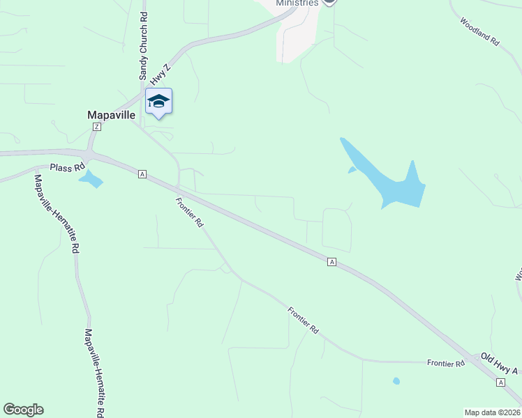 map of restaurants, bars, coffee shops, grocery stores, and more near 3532 Ketha Heights in Festus