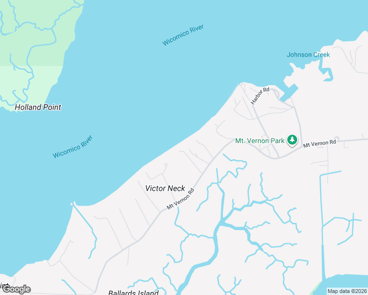 map of restaurants, bars, coffee shops, grocery stores, and more near 26374 Mount Vernon Road in Princess Anne