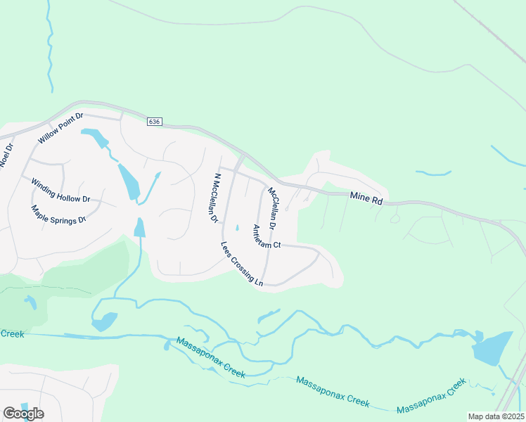 map of restaurants, bars, coffee shops, grocery stores, and more near 10319 Antietam Court in Fredericksburg