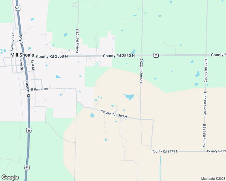 map of restaurants, bars, coffee shops, grocery stores, and more near in Mill Shoals