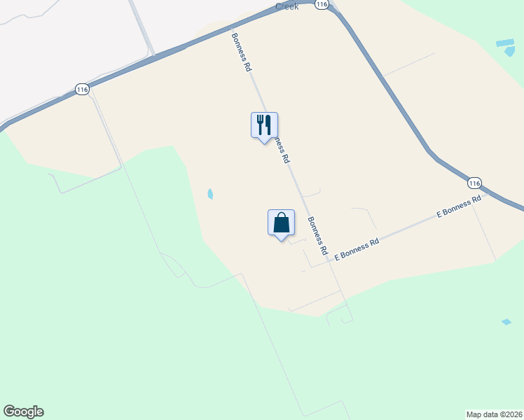 map of restaurants, bars, coffee shops, grocery stores, and more near 22033 Bonness Road in Sonoma