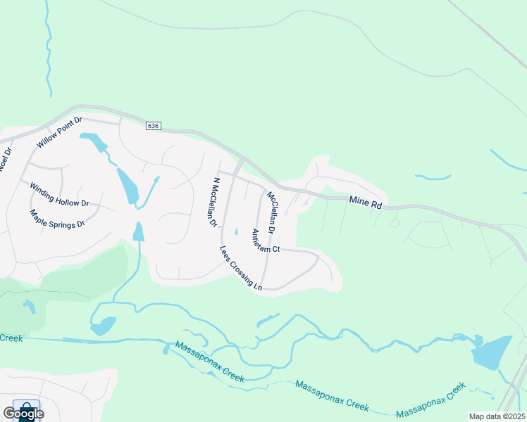 map of restaurants, bars, coffee shops, grocery stores, and more near 10321 Antietam Court in Fredericksburg