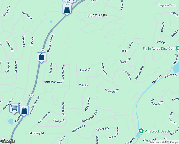 map of restaurants, bars, coffee shops, grocery stores, and more near 2318 Patricia Lane in Arnold