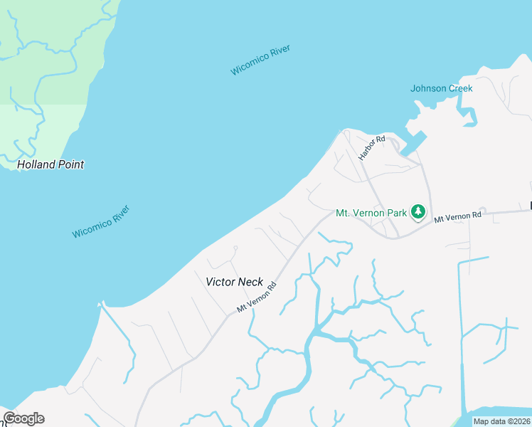 map of restaurants, bars, coffee shops, grocery stores, and more near 26390 Mount Vernon Road in Princess Anne
