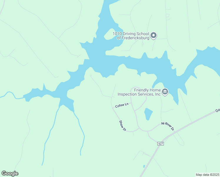 map of restaurants, bars, coffee shops, grocery stores, and more near 10412 Shaw Drive in Spotsylvania