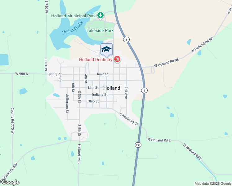 map of restaurants, bars, coffee shops, grocery stores, and more near in Holland