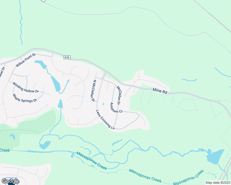 map of restaurants, bars, coffee shops, grocery stores, and more near 10323 Antietam Court in Fredericksburg