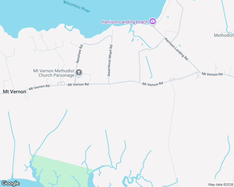 map of restaurants, bars, coffee shops, grocery stores, and more near 27853 Mount Vernon Road in Princess Anne