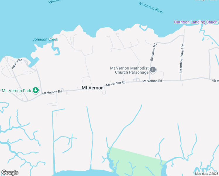 map of restaurants, bars, coffee shops, grocery stores, and more near 26925 Mount Vernon Road in Princess Anne