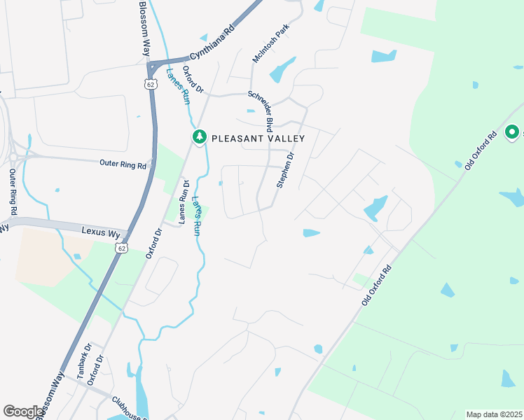 map of restaurants, bars, coffee shops, grocery stores, and more near 125 Stephen Drive in Georgetown