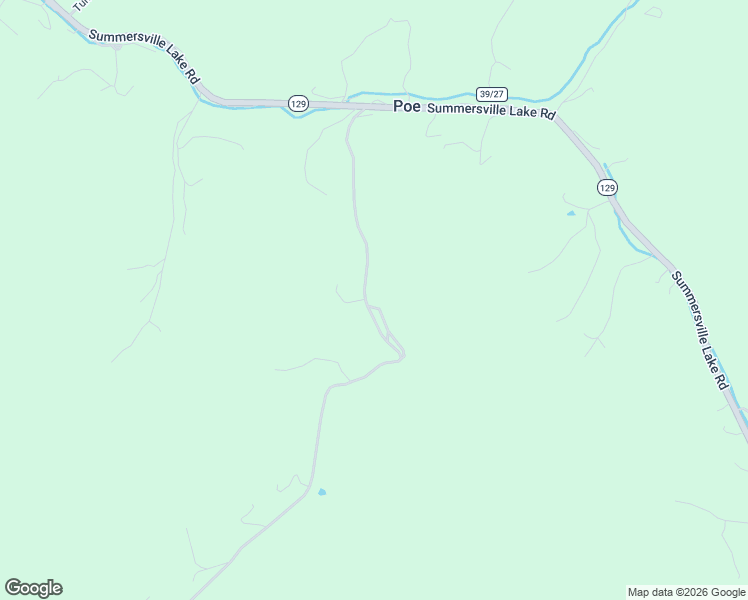 map of restaurants, bars, coffee shops, grocery stores, and more near 297 Backus Branch Rd. in Summersville