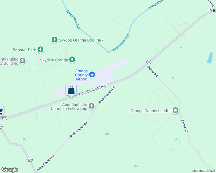 map of restaurants, bars, coffee shops, grocery stores, and more near 19142 Constitution Highway in Orange