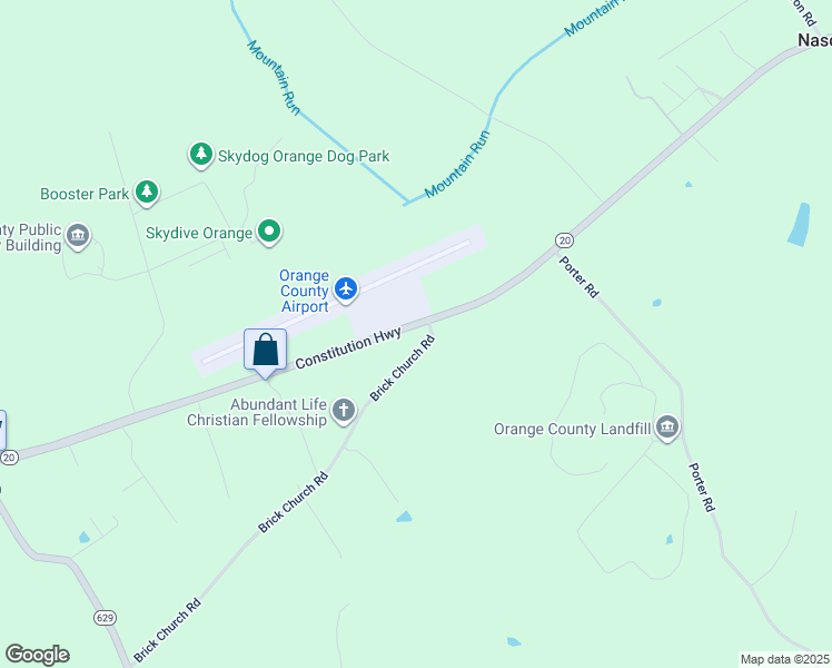 map of restaurants, bars, coffee shops, grocery stores, and more near 19142 Constitution Highway in Orange