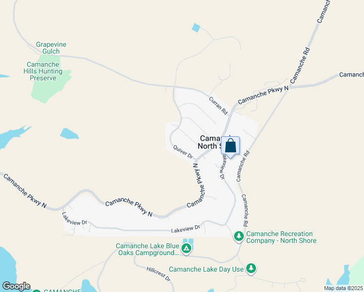 map of restaurants, bars, coffee shops, grocery stores, and more near 4006 Zumi Court in Ione