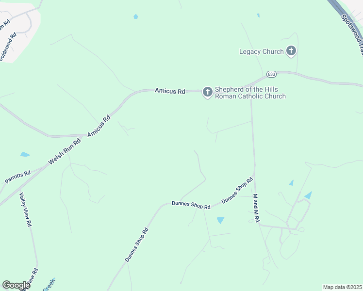 map of restaurants, bars, coffee shops, grocery stores, and more near 2505 Dunnes Shop Road in Ruckersville