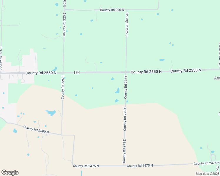 map of restaurants, bars, coffee shops, grocery stores, and more near 2533 County Road 275 East in Mill Shoals