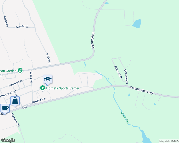 map of restaurants, bars, coffee shops, grocery stores, and more near 16352 Shannon Lane in Orange