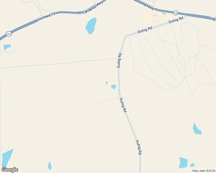 map of restaurants, bars, coffee shops, grocery stores, and more near 1315 Duhig Road in Napa