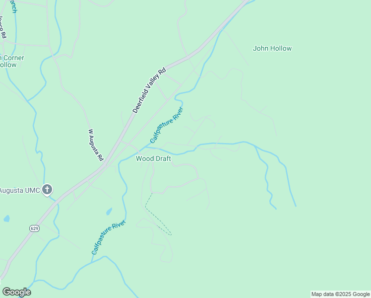 map of restaurants, bars, coffee shops, grocery stores, and more near 151 Stony Brook Road in West Augusta