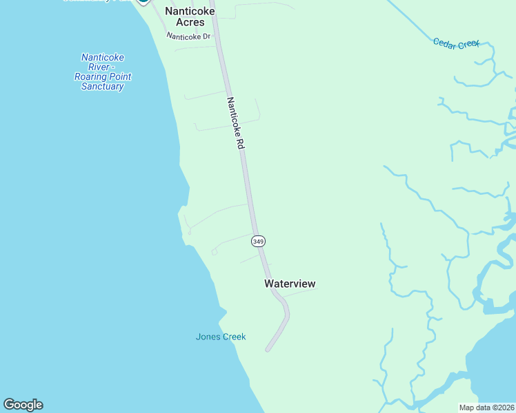 map of restaurants, bars, coffee shops, grocery stores, and more near 20155 Nanticoke Road in Nanticoke