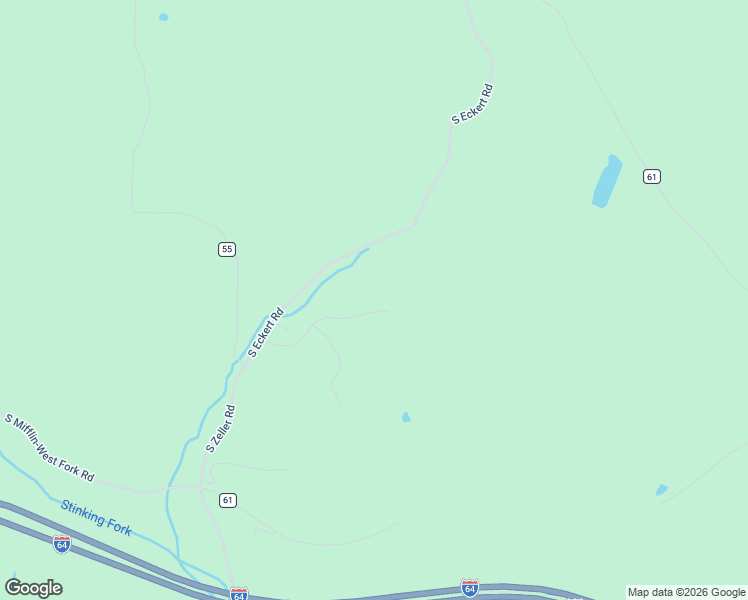 map of restaurants, bars, coffee shops, grocery stores, and more near 6032 South Eckert Road in English