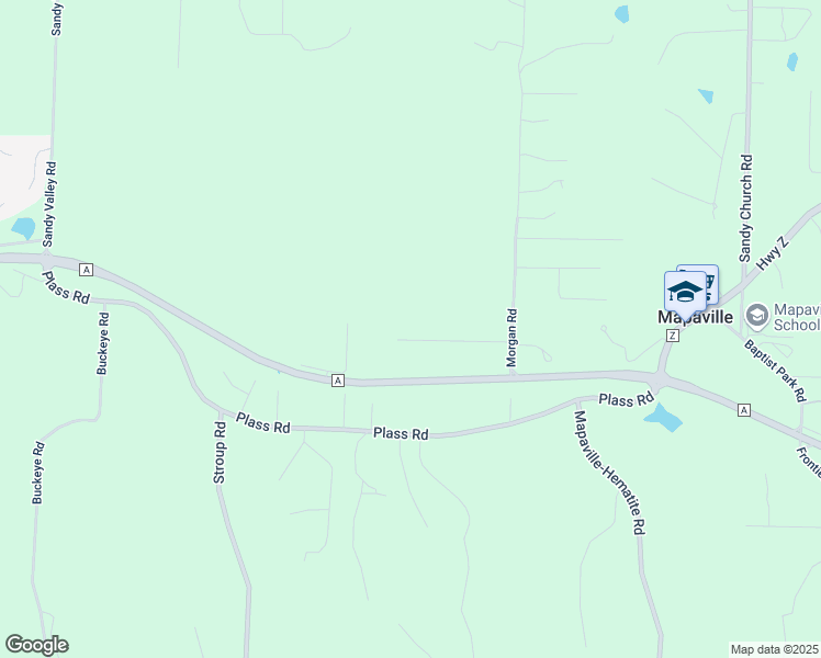 map of restaurants, bars, coffee shops, grocery stores, and more near 5 Cedar Creek Drive in Festus