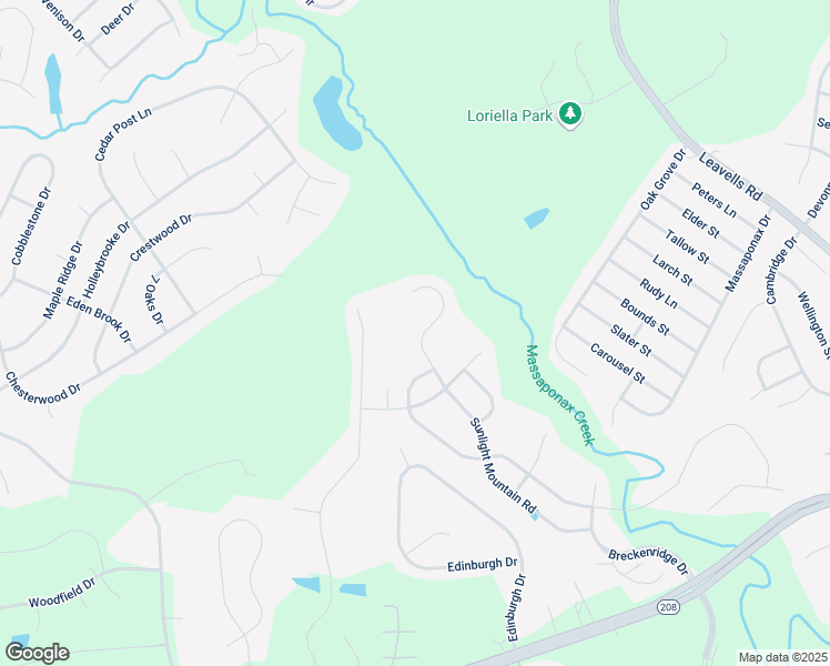 map of restaurants, bars, coffee shops, grocery stores, and more near 6104 Sunlight Mountain Road in Spotsylvania Courthouse