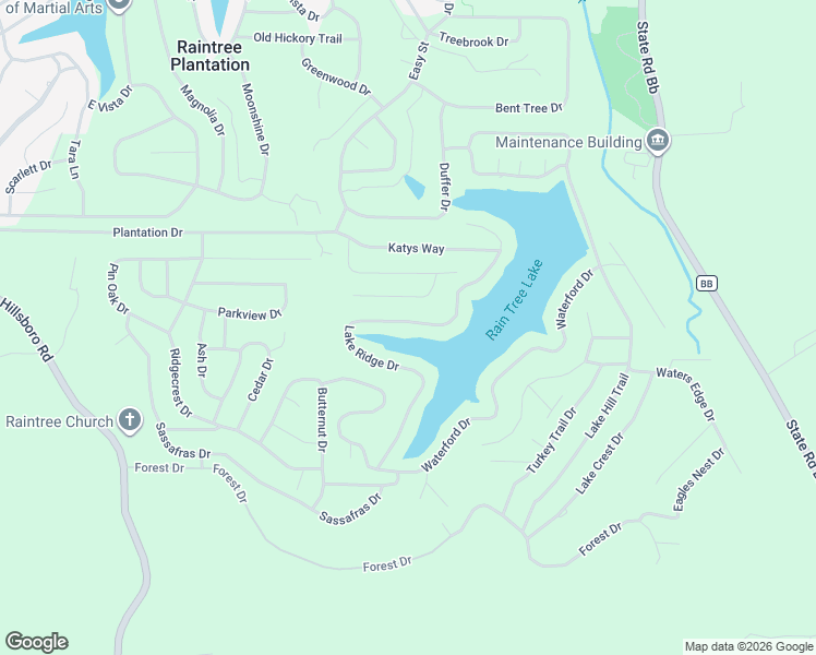 map of restaurants, bars, coffee shops, grocery stores, and more near 10154 Lake Ridge Drive in Hillsboro